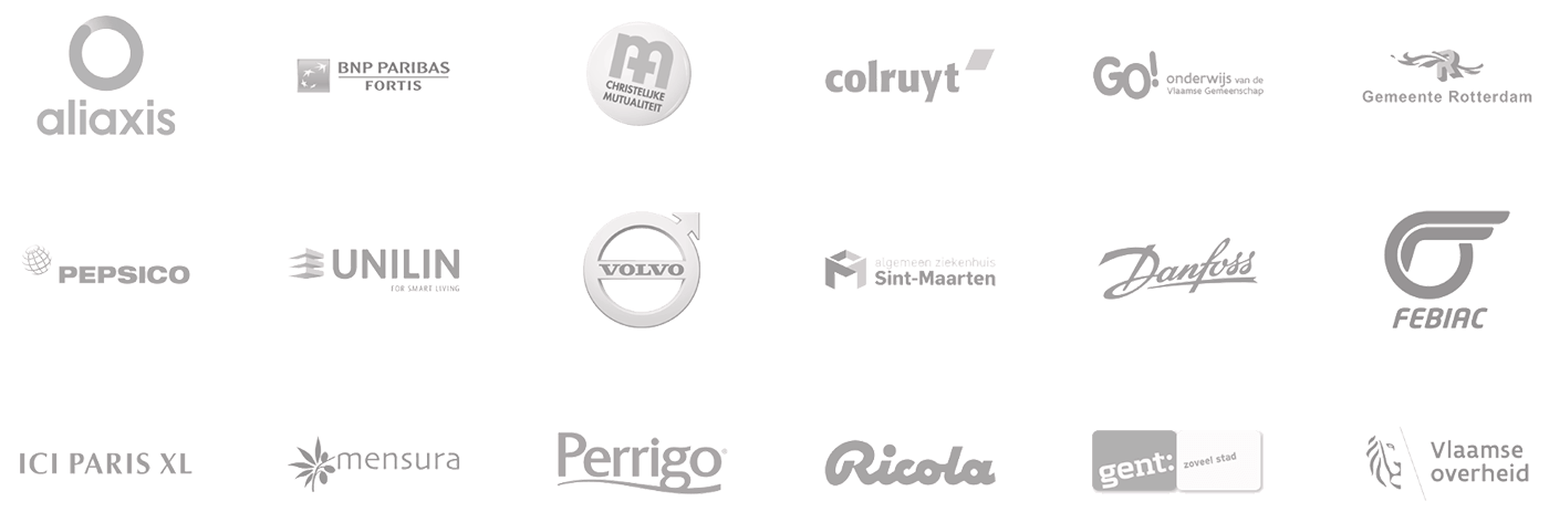 Several client logo's